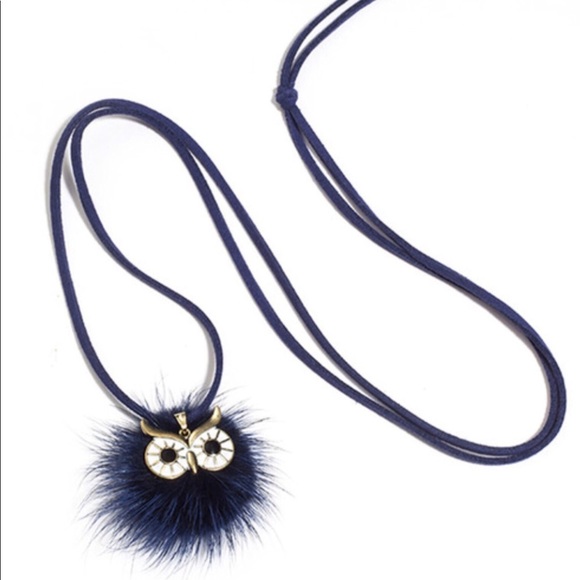 ✨New Item-Owl Pom Pom Necklace - Picture 2 of 3